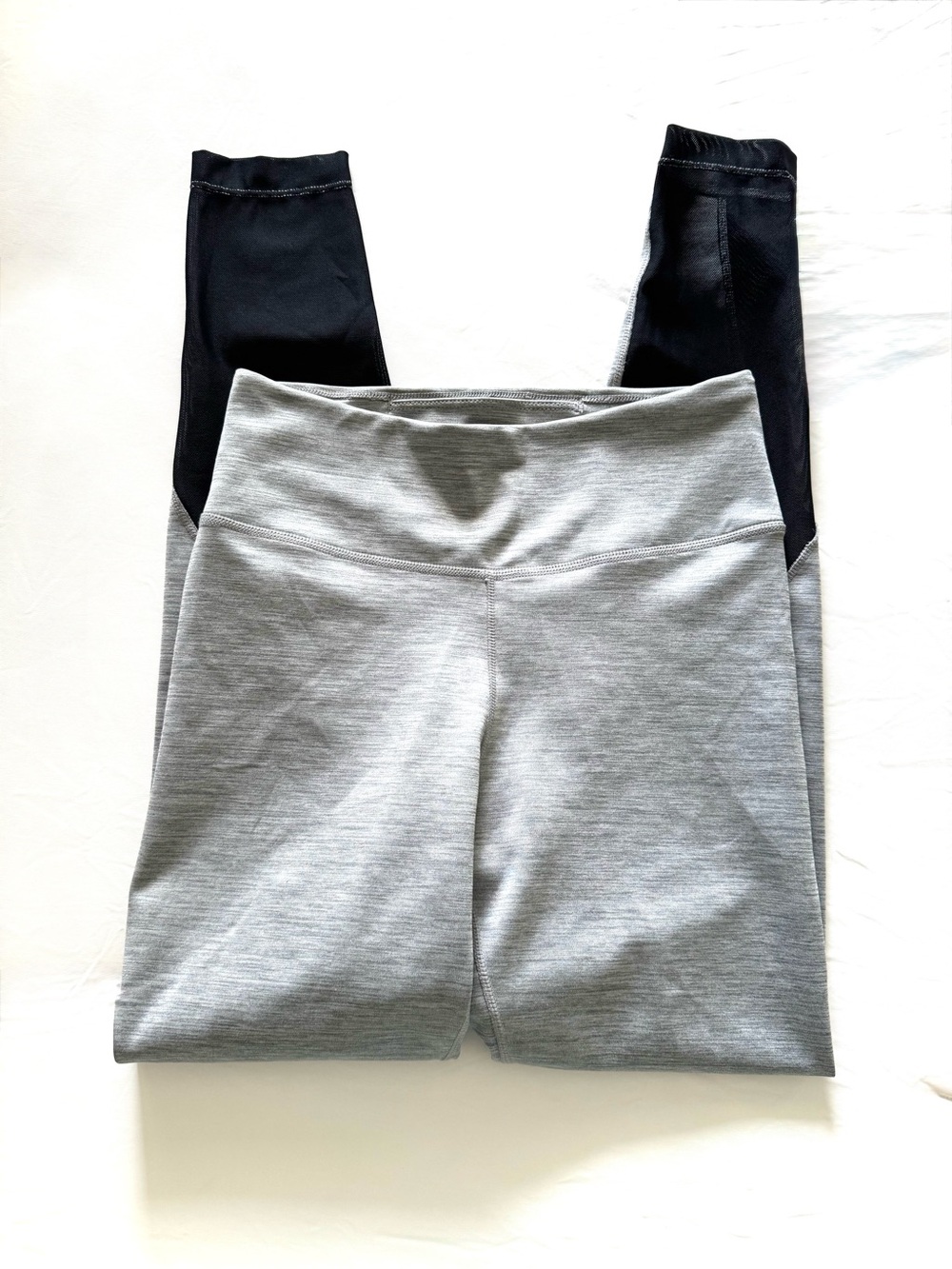 Nike Gray and Black Dri-FIT Leggings